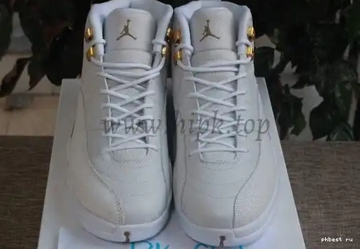Authentic Air （Nike Release pairs） Version White Jordan 12 OVO 0502